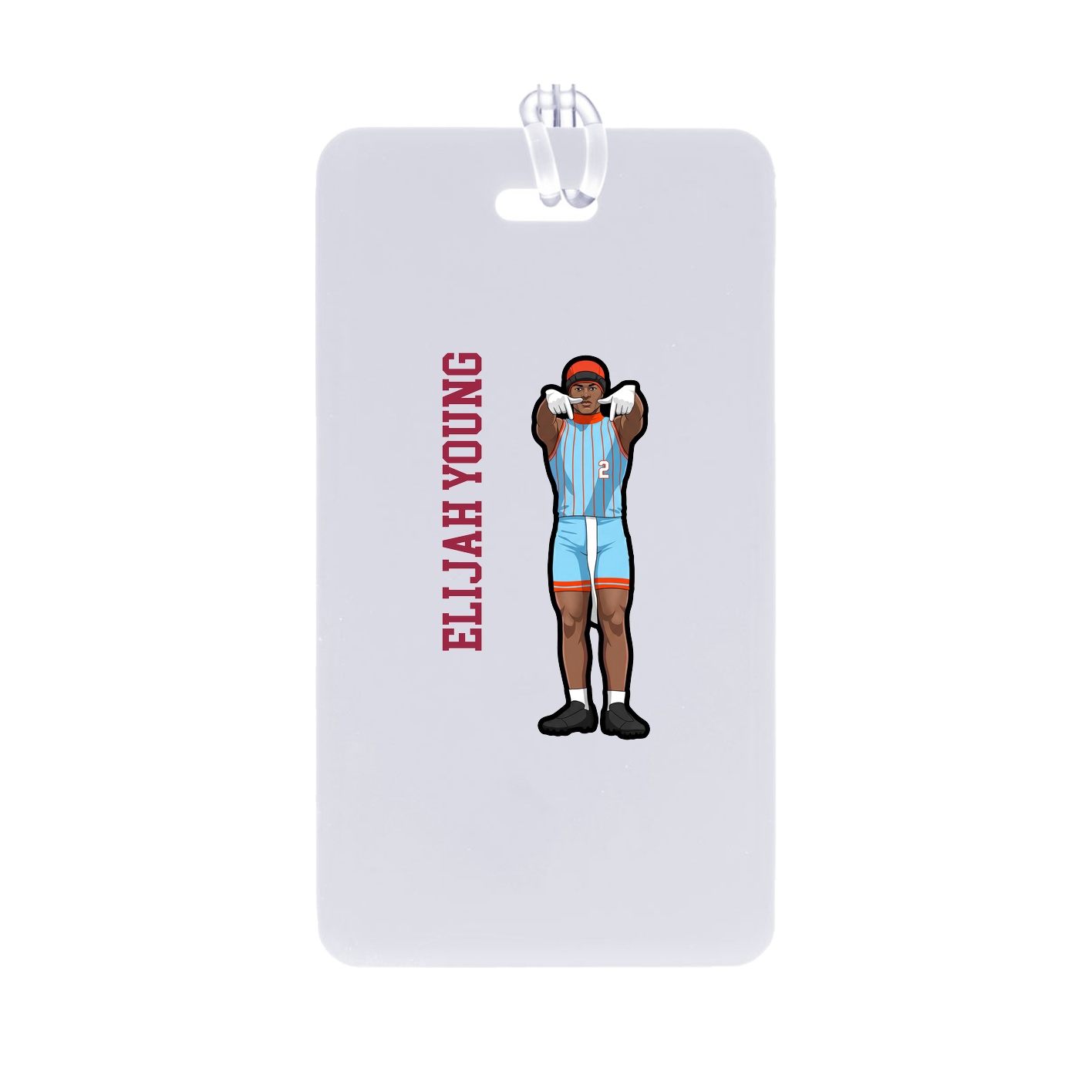 Bag Tag — Name Vertical in Classic