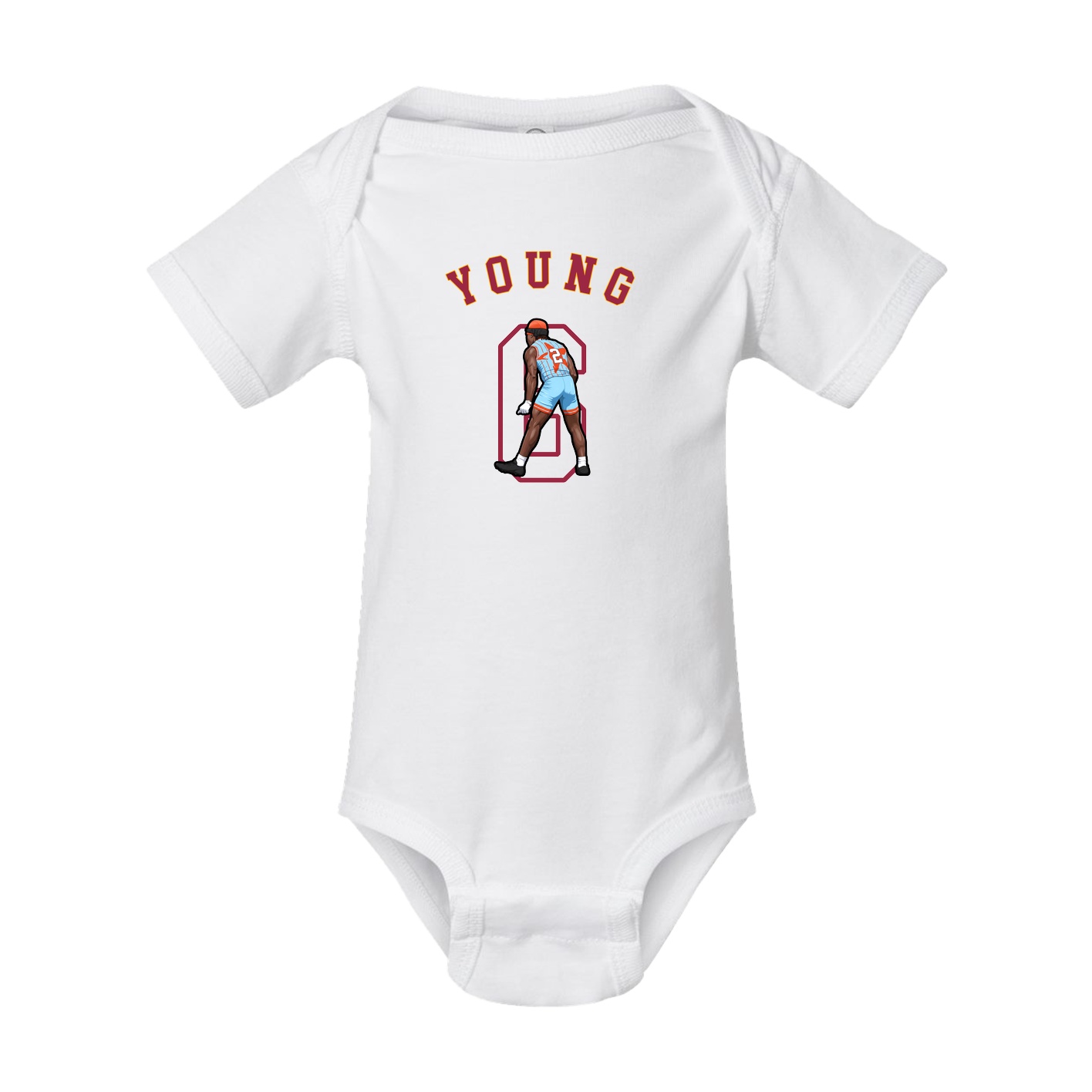 Baby Onesie — Shirsey Arch in White