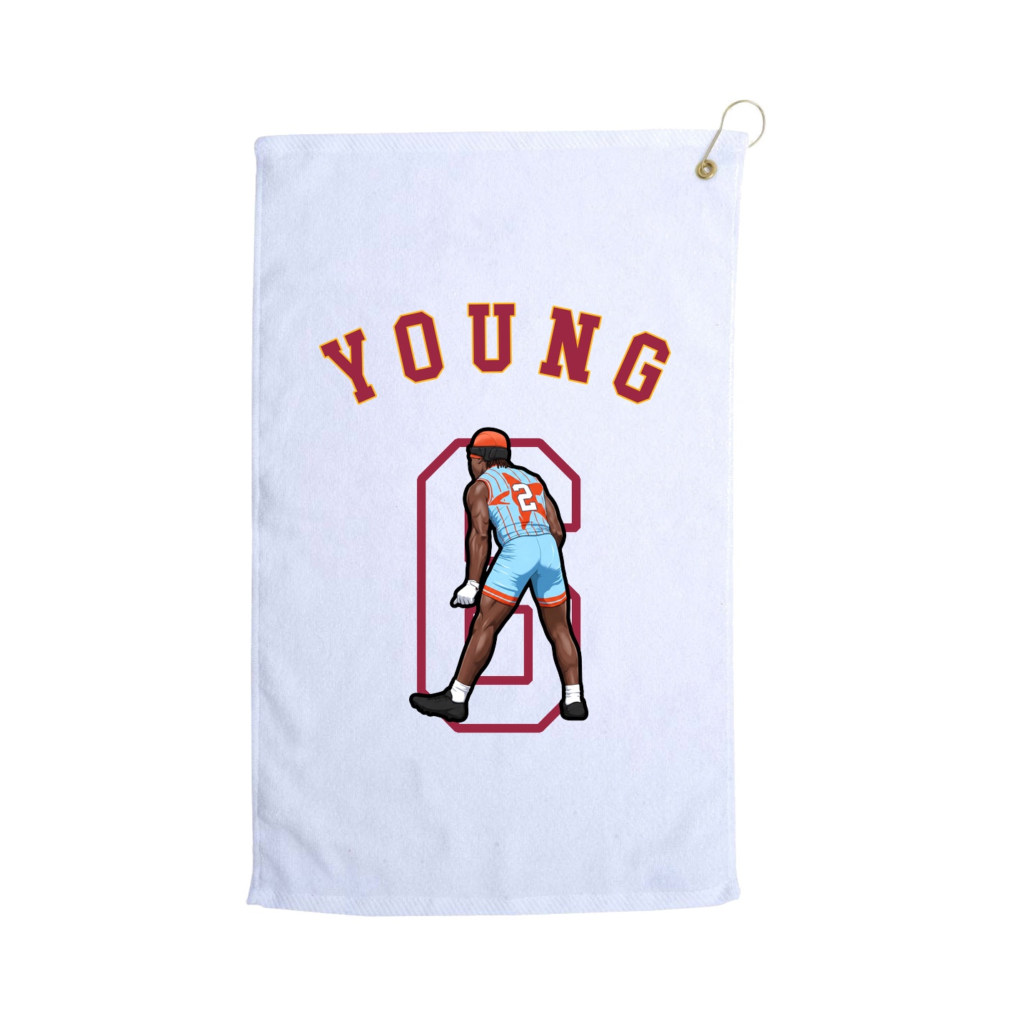Golf Towel — Shirsey Arch in White
