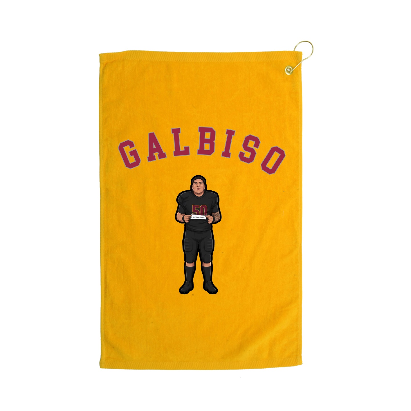 Golf Towel — Shirsey Arch in Gold