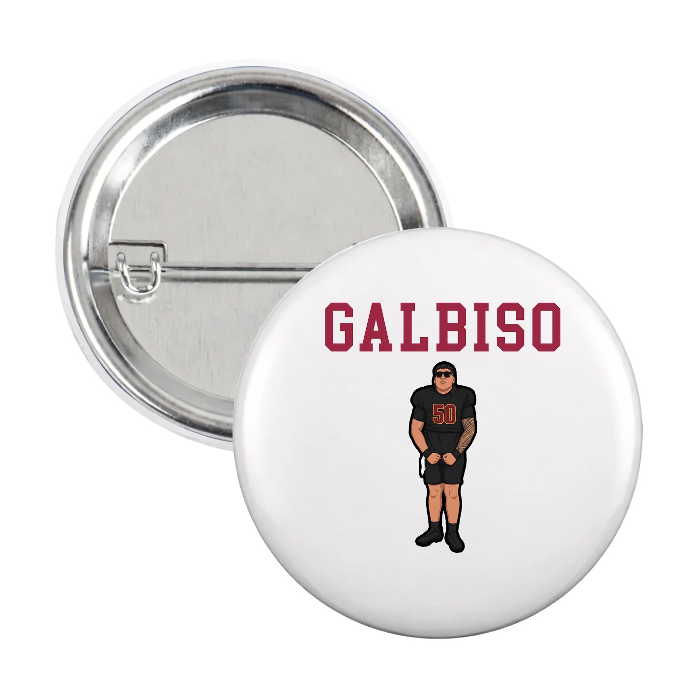 Game Day Button — Shirsey in White