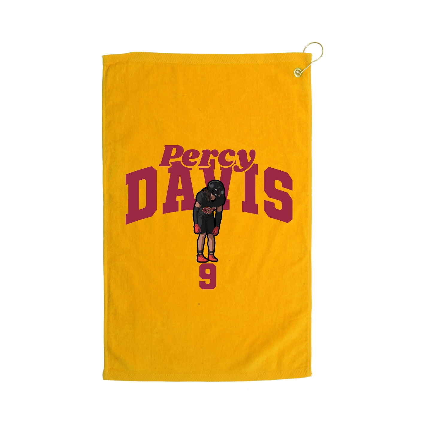 Golf Towel — Signature Arch in Gold