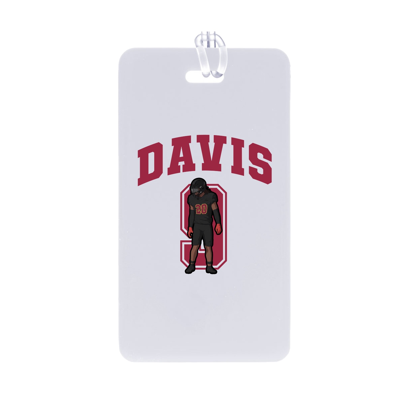 Bag Tag — Number in Classic