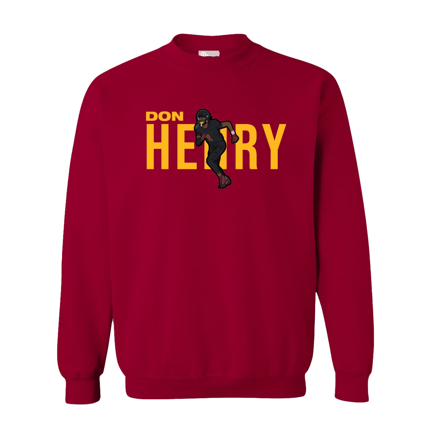 Fleece Crew — Player Name in Cardinal