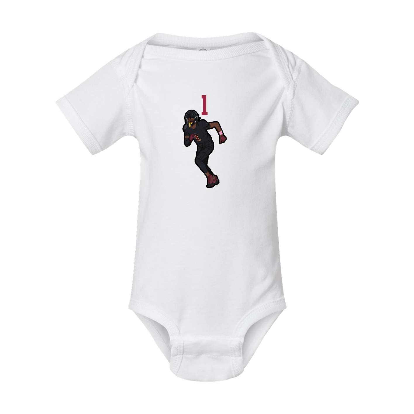 Baby Onesie — Number Top in White
