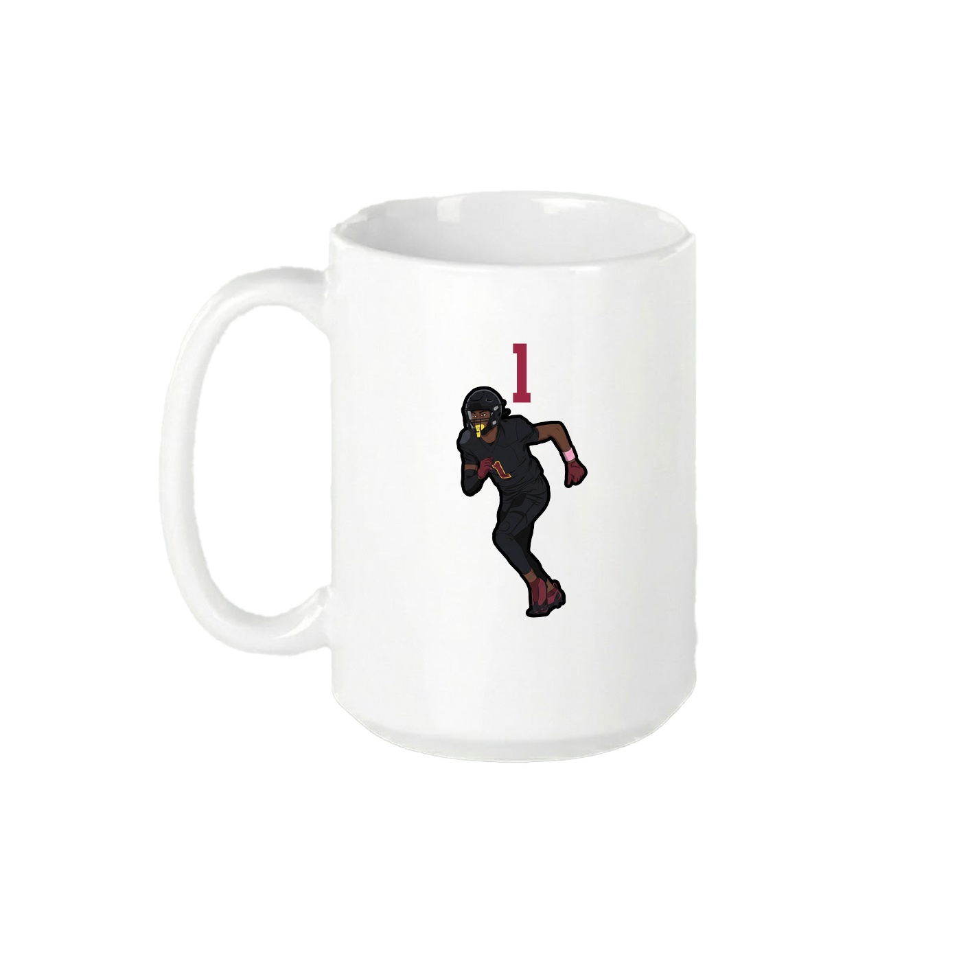 15oz Coffee Mug — Number Top in White