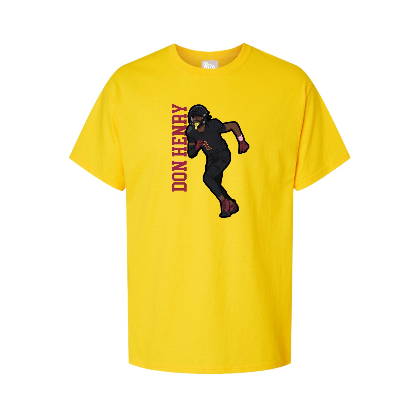 Tee — Name Vertical in Gold