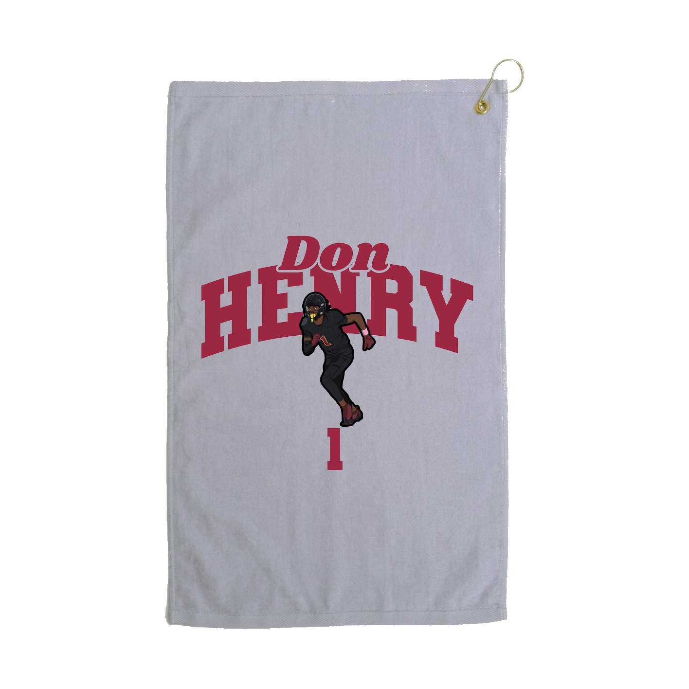 Golf Towel — Signature Arch in Grey