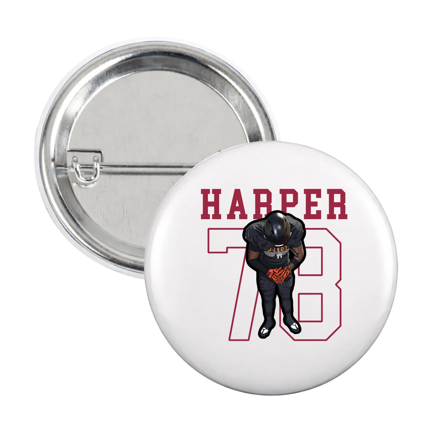 Game Day Button — Shirsey in White