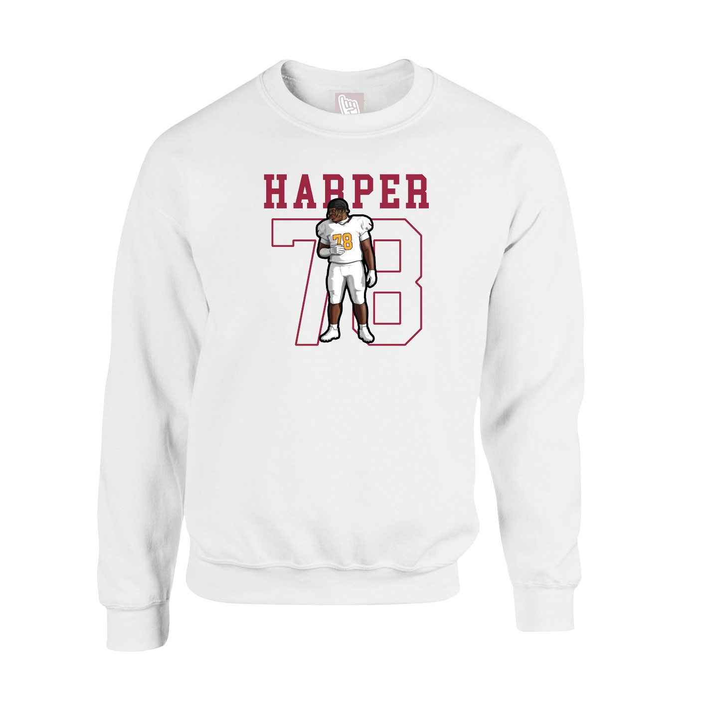 Fleece Crew — Shirsey in White