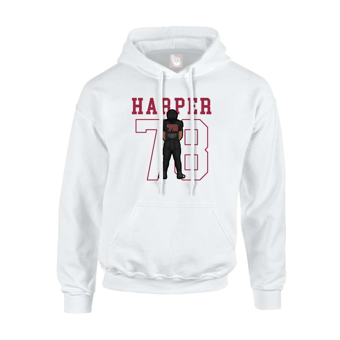 Youth Hoodie — Shirsey in White