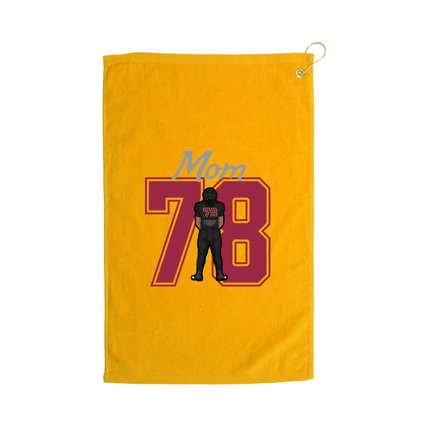 Golf Towel — Mothers Day Shirsey in Gold