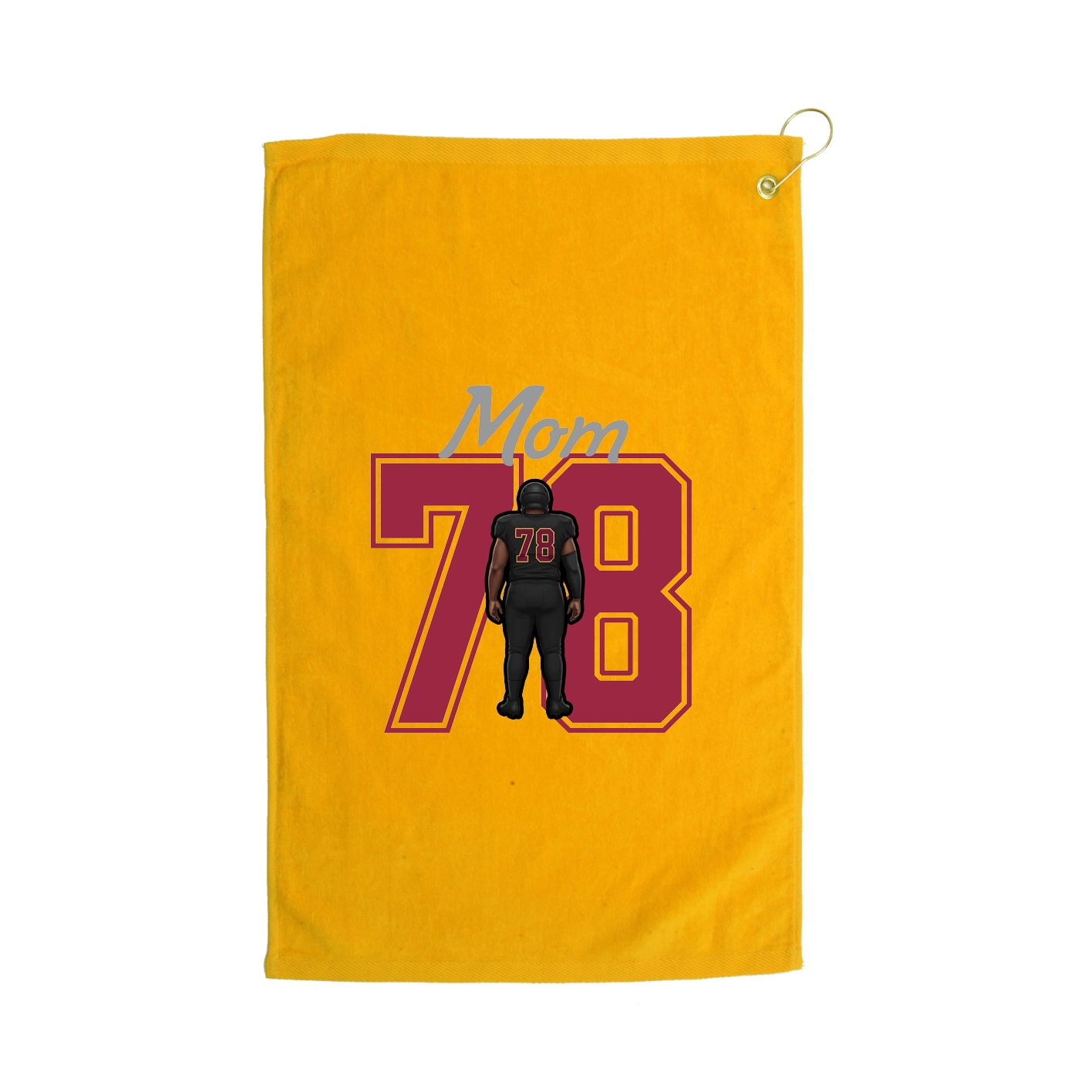 Golf Towel — Mothers Day Shirsey in Gold