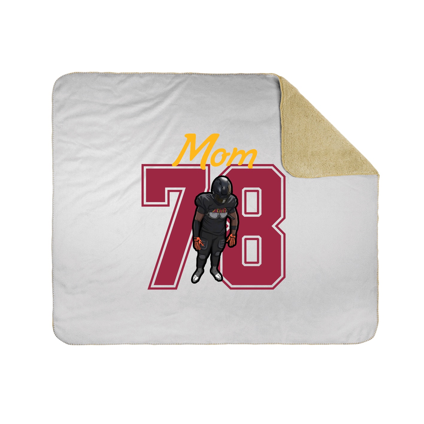 Throw Blanket — Mothers Day Shirsey in White
