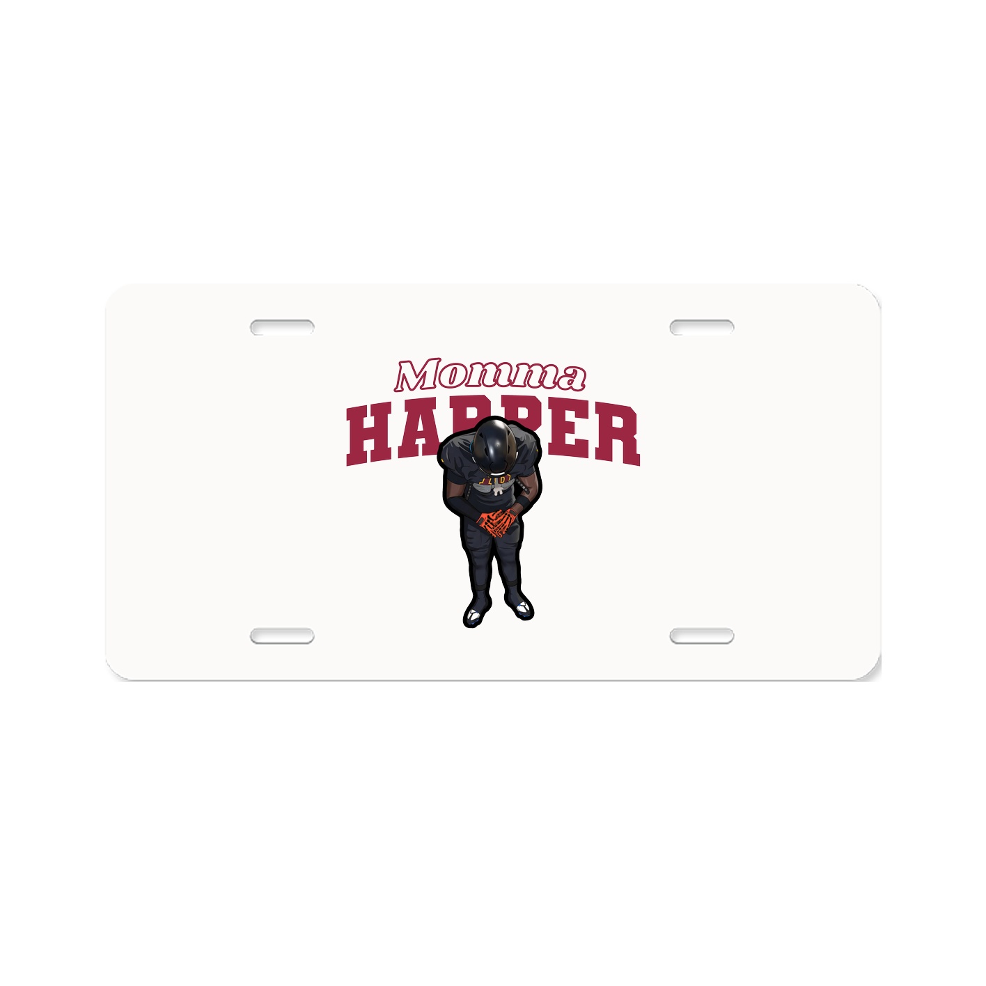 License Plate — Mothers Day Block in Classic