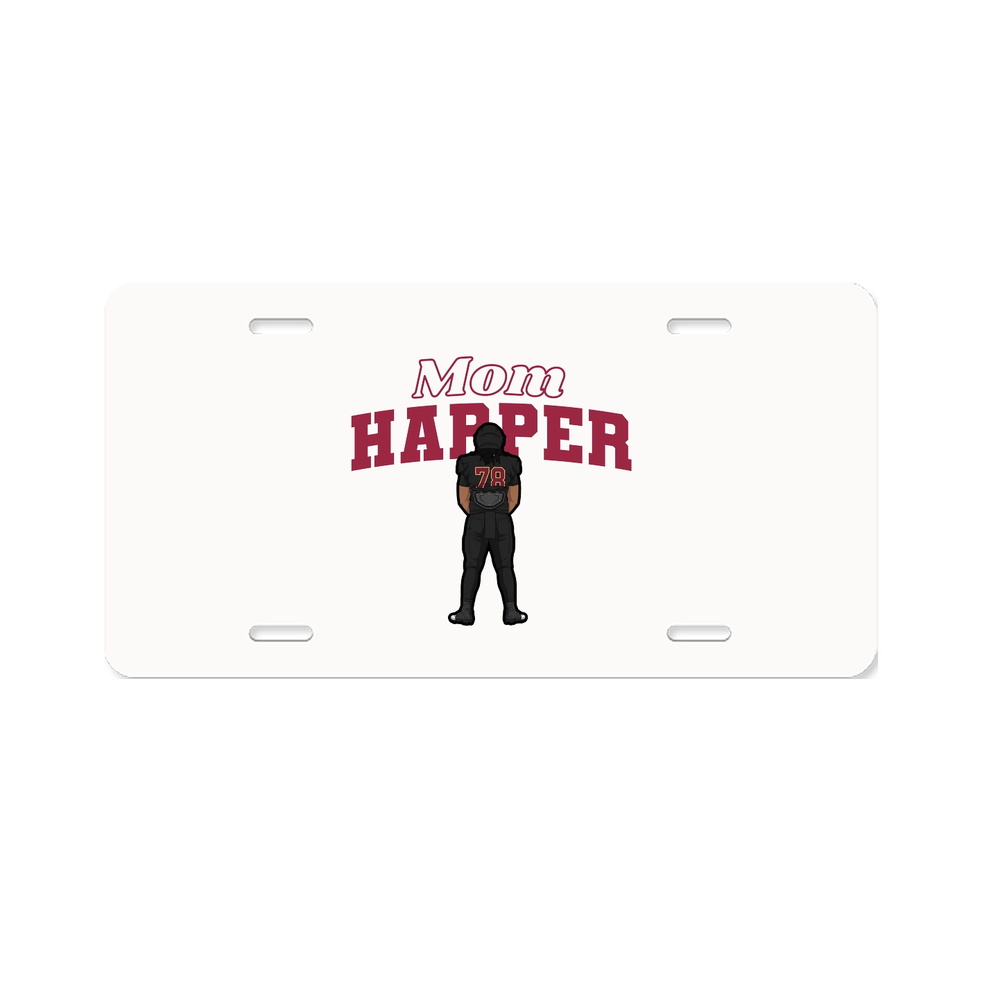License Plate — Mothers Day Block in Classic