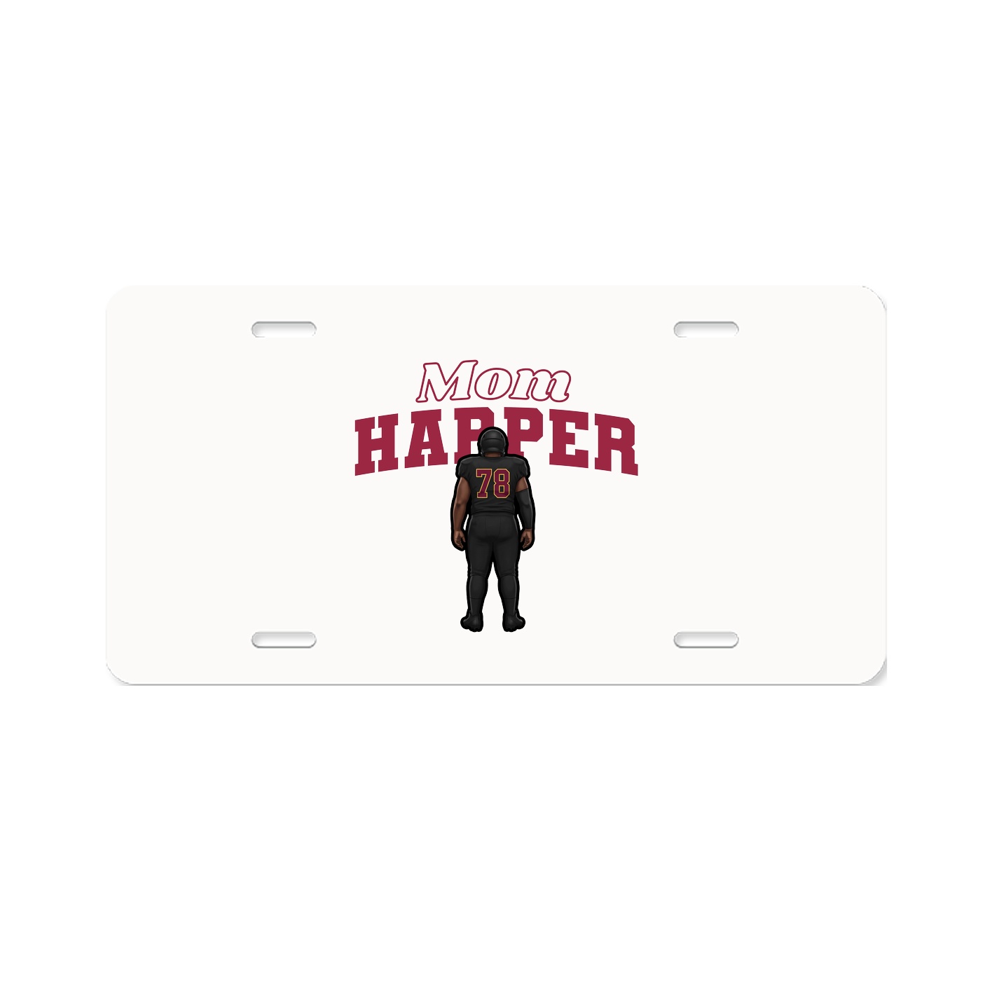 License Plate — Mothers Day Block in Classic