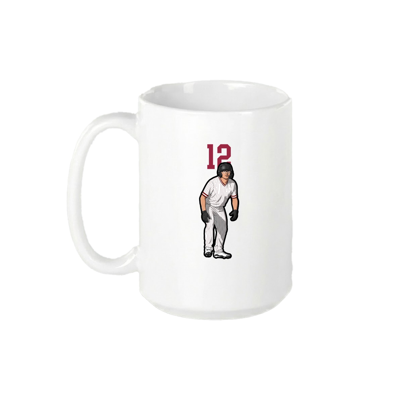 15oz Coffee Mug — Number Top in White