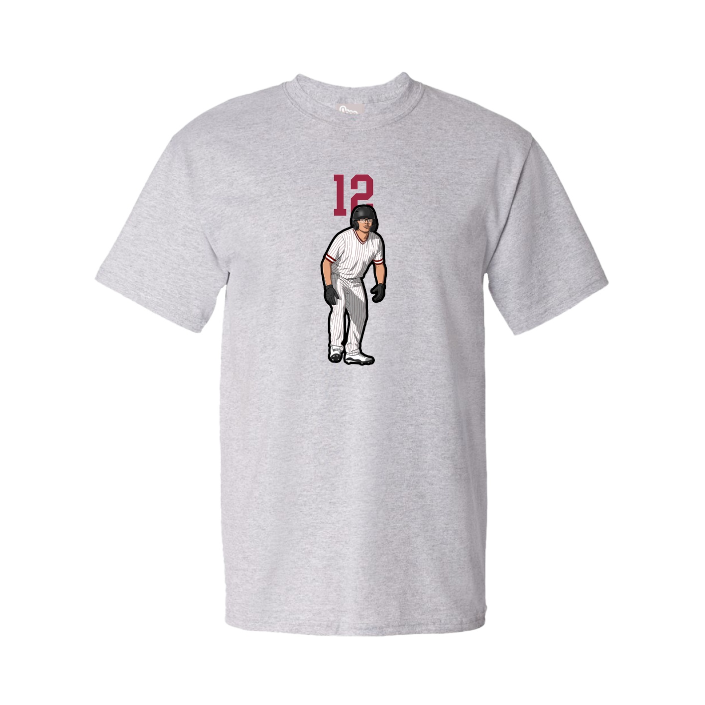 Youth Tee — Number Top in Grey
