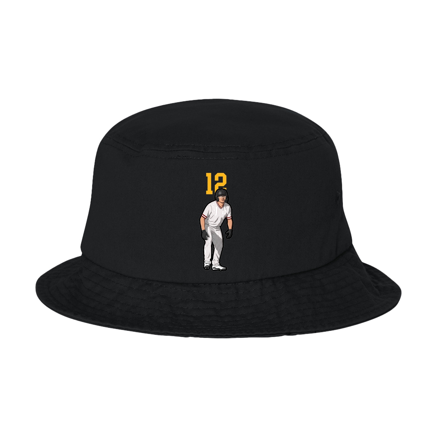 Bucket Cap — Number Top in Black
