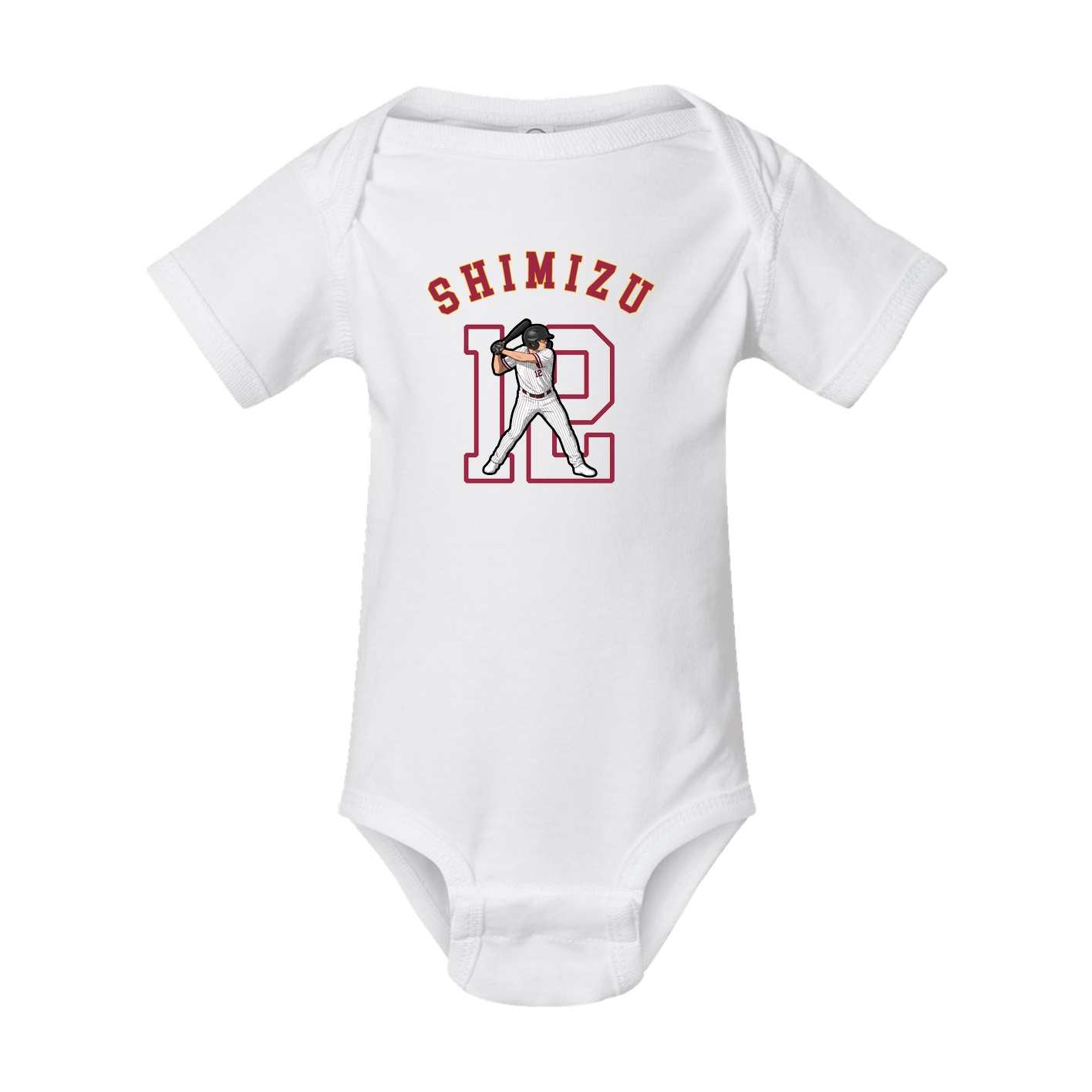 Baby Onesie — Shirsey Arch in White