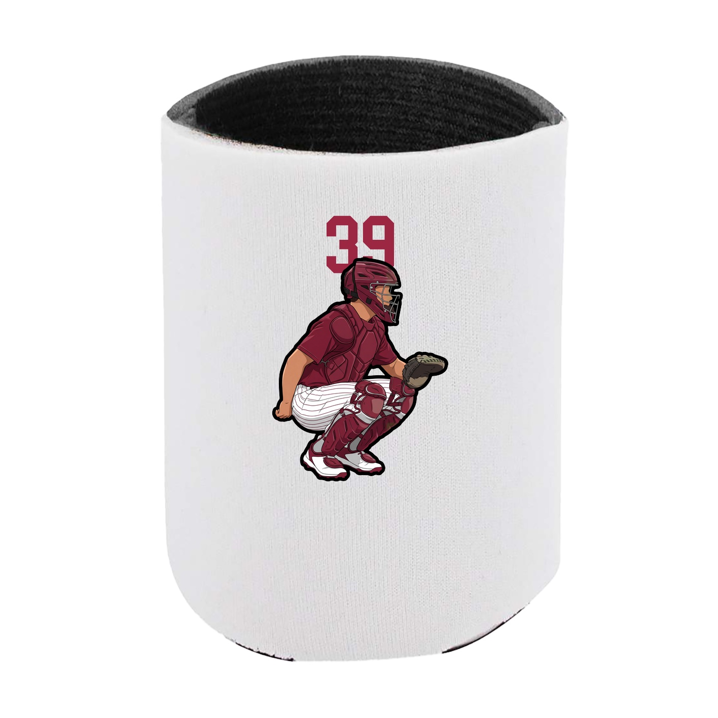 Can Holder — Number Top in White