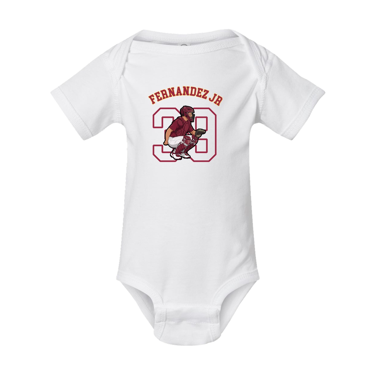 Baby Onesie — Shirsey Arch in White