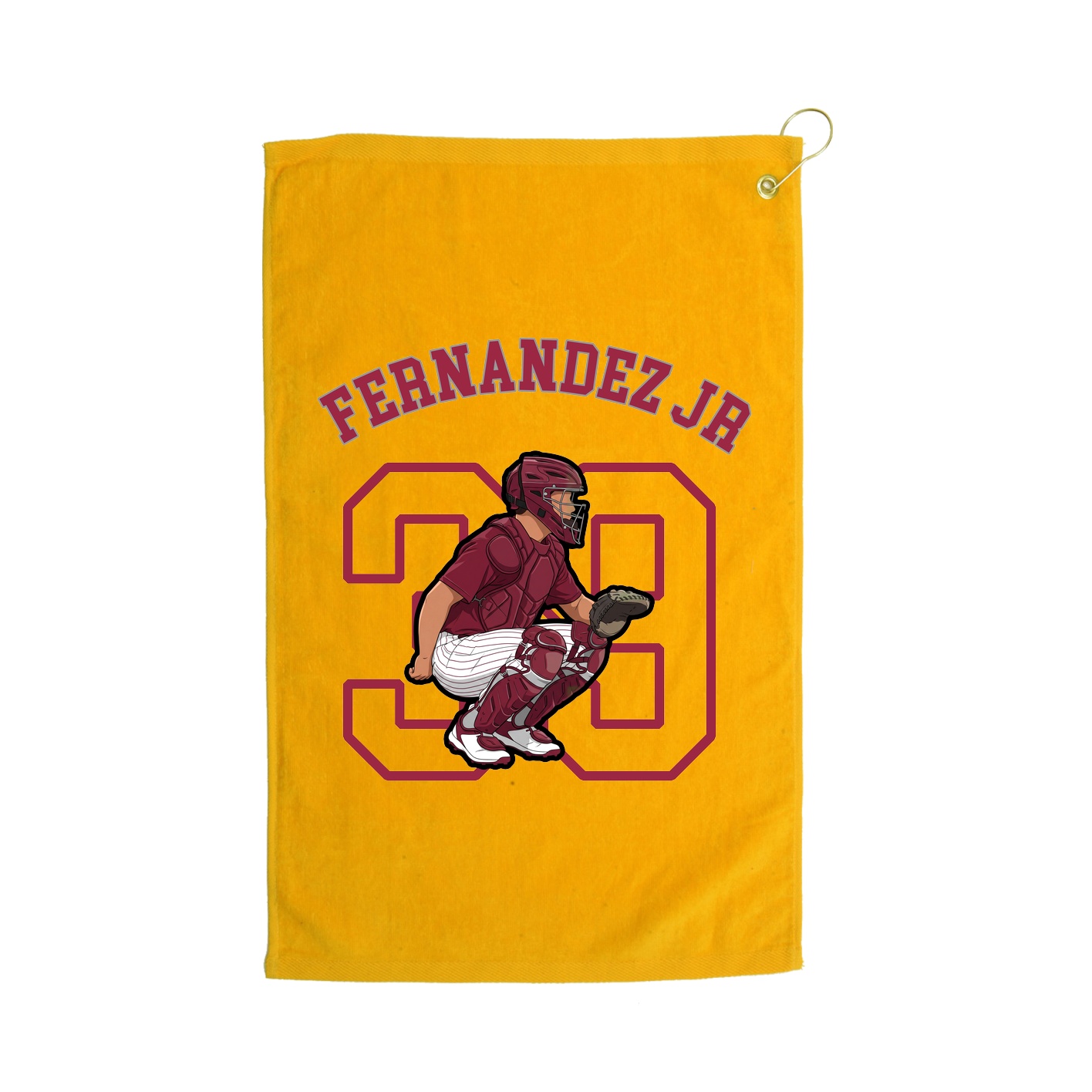 Golf Towel — Shirsey Arch in Gold