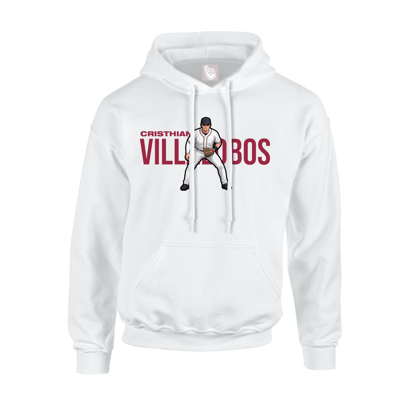 Hoodie — Player Name in White