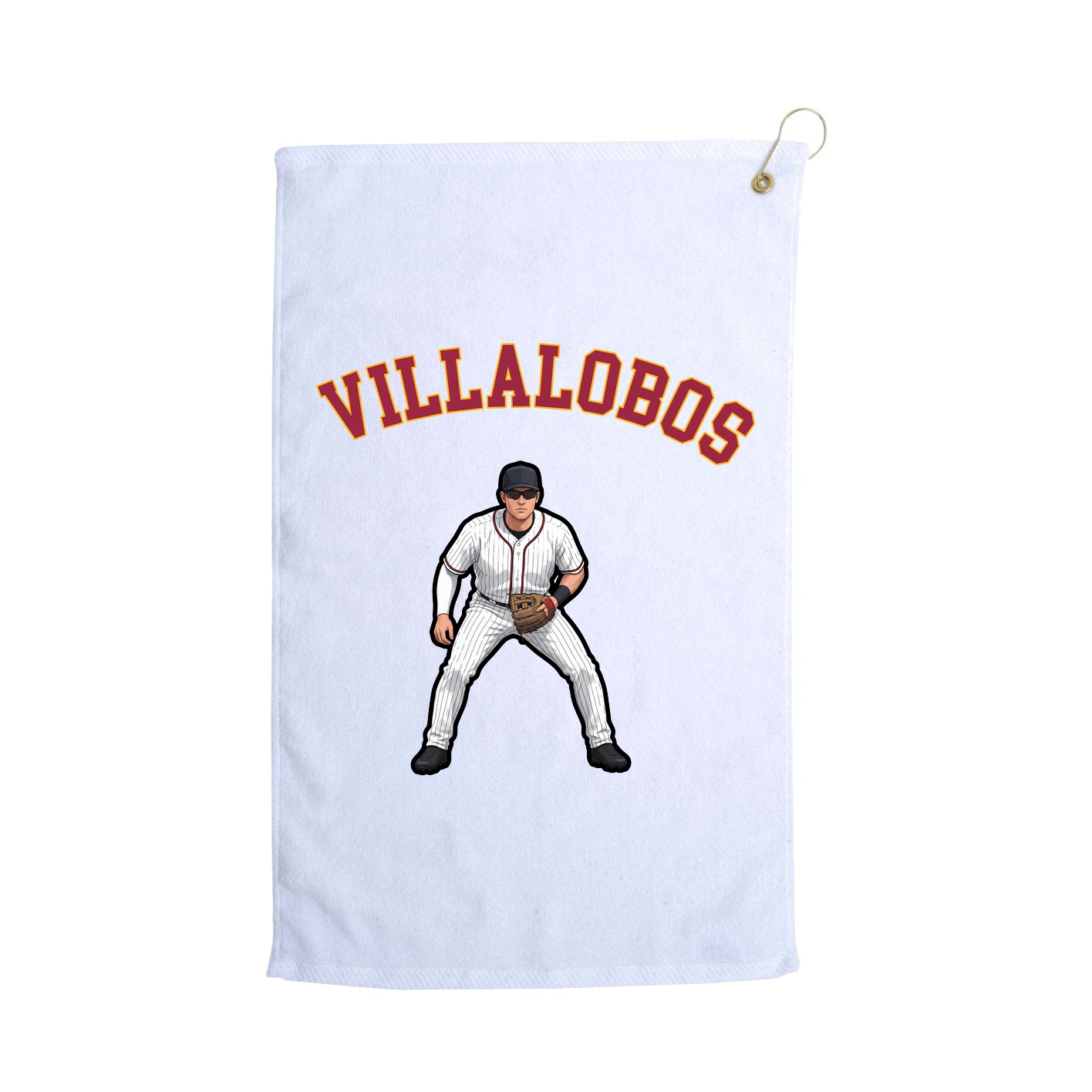 Golf Towel — Shirsey Arch in White