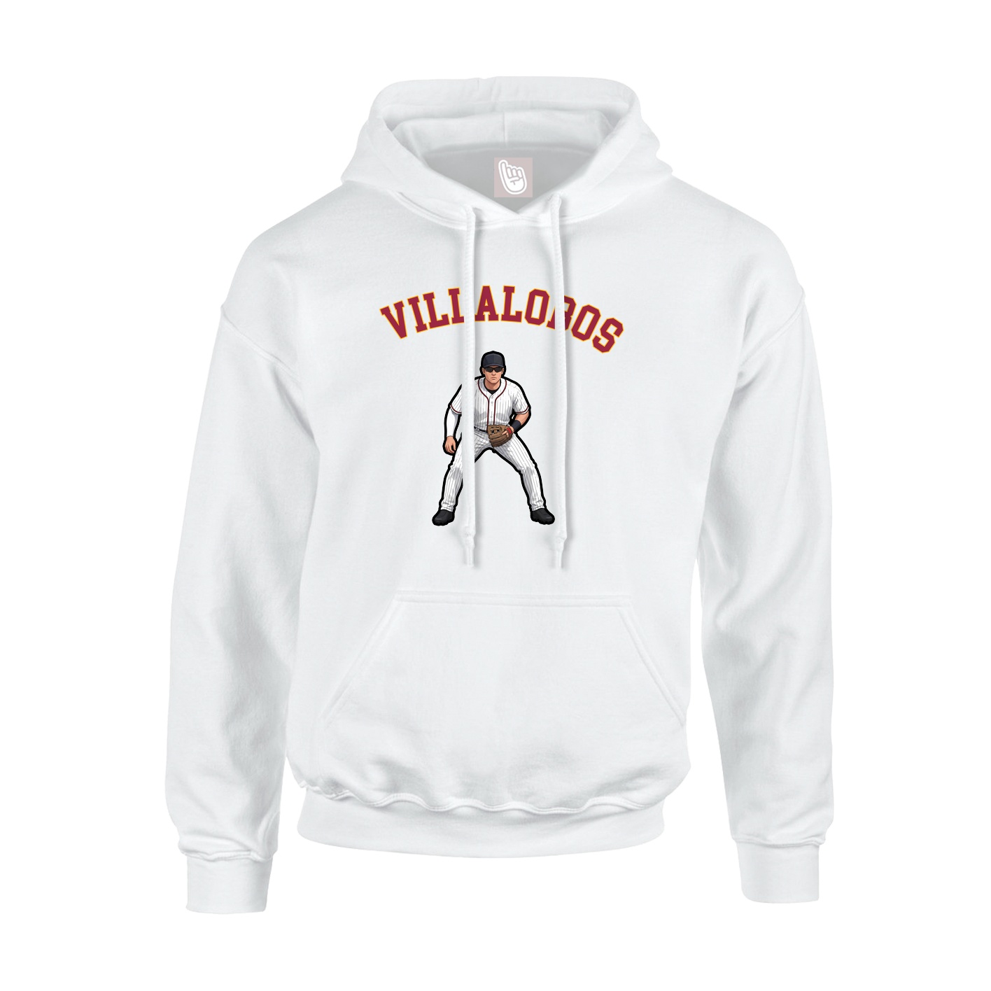 Youth Hoodie — Shirsey Arch in White