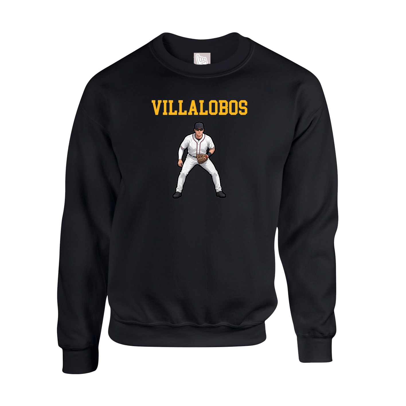 Fleece Crew — Shirsey in Black