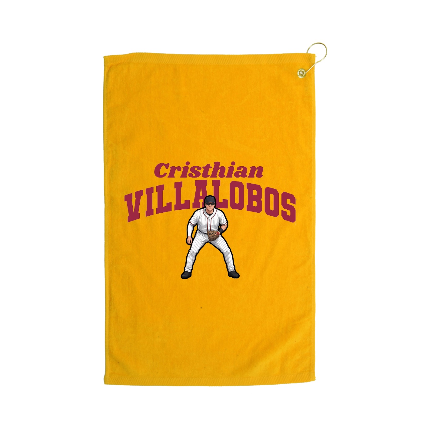 Golf Towel — Signature Arch in Gold