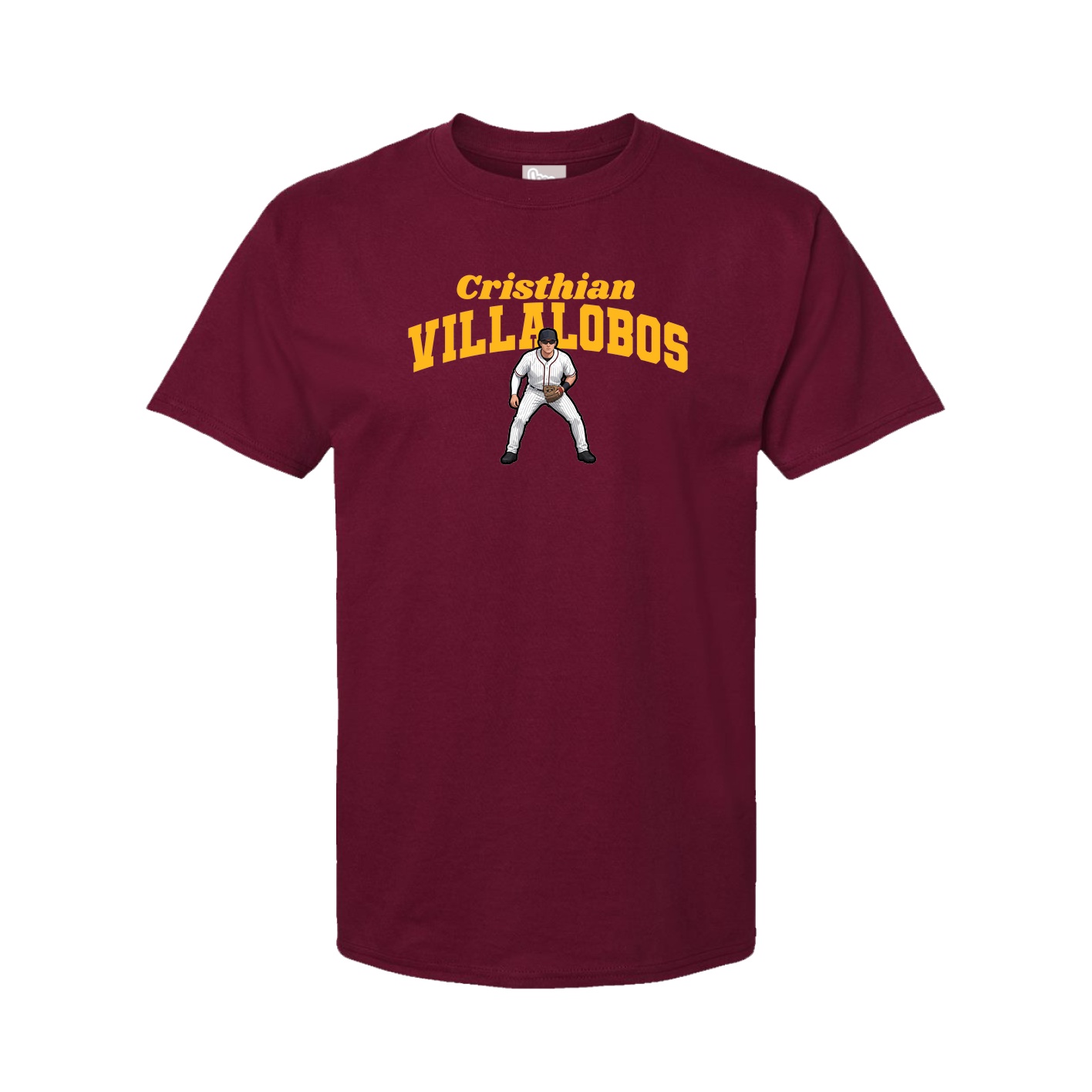Tee — Signature Arch in Cardinal