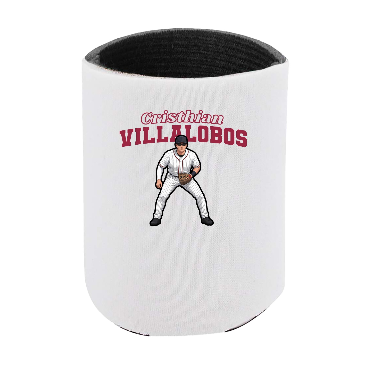 Can Holder — Name Arch in White
