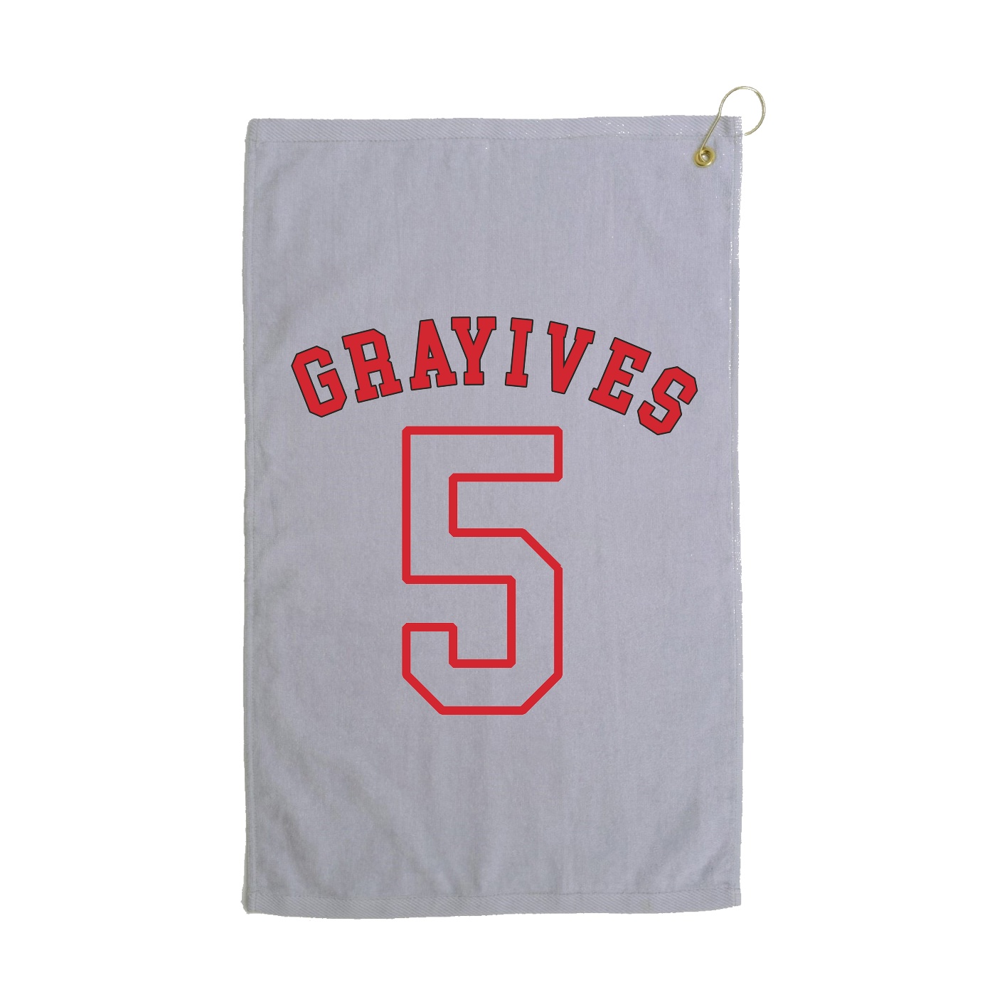 Golf Towel — Shirsey Arch in Grey