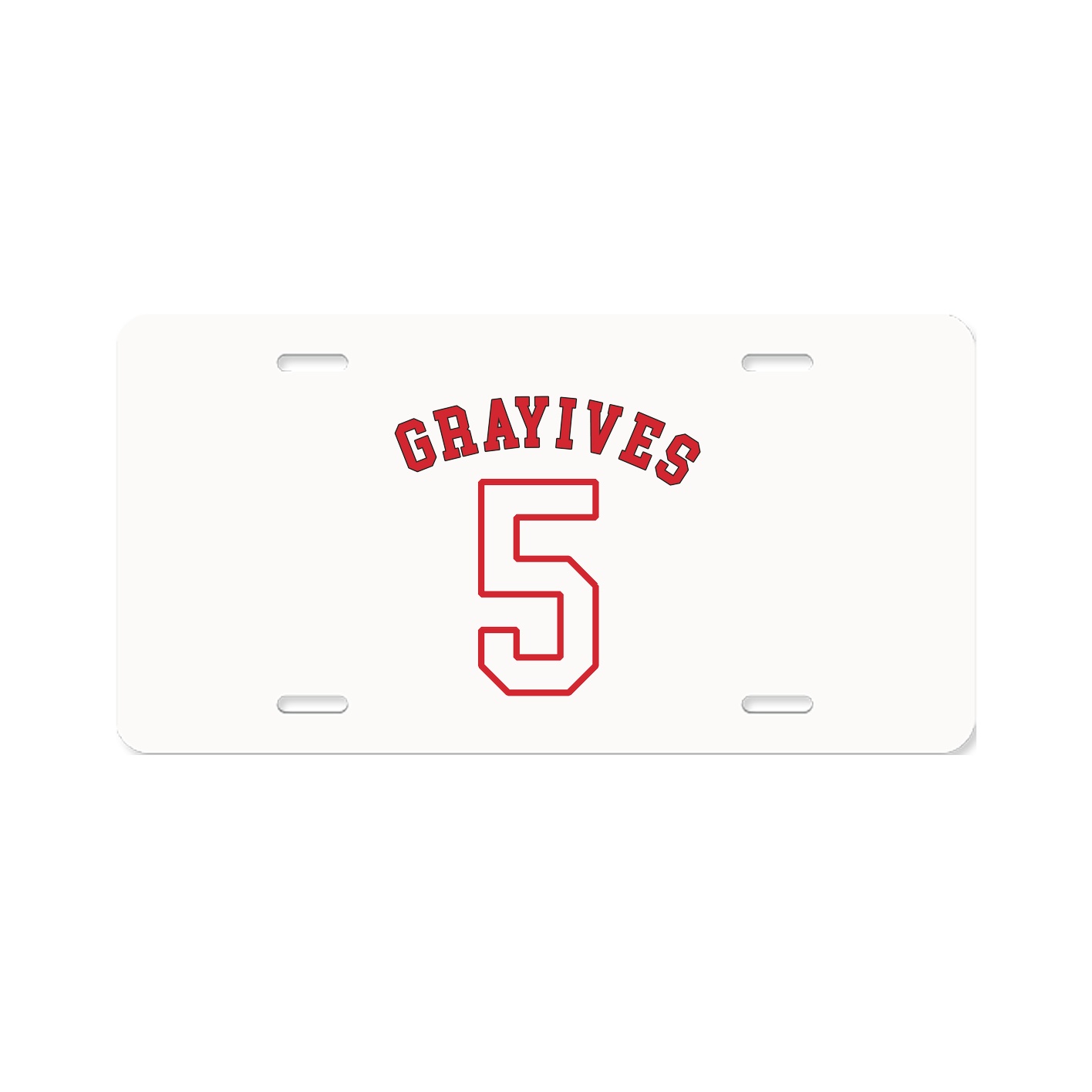 License Plate — Shirsey Arch in Classic