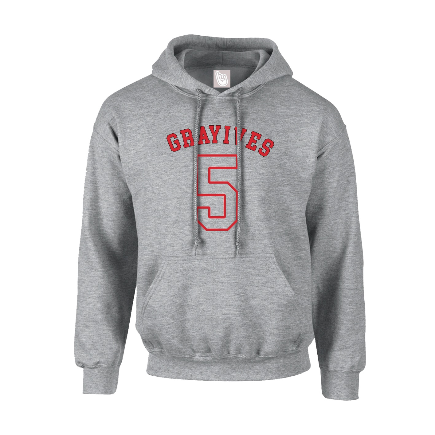 Youth Hoodie — Shirsey Arch in Grey