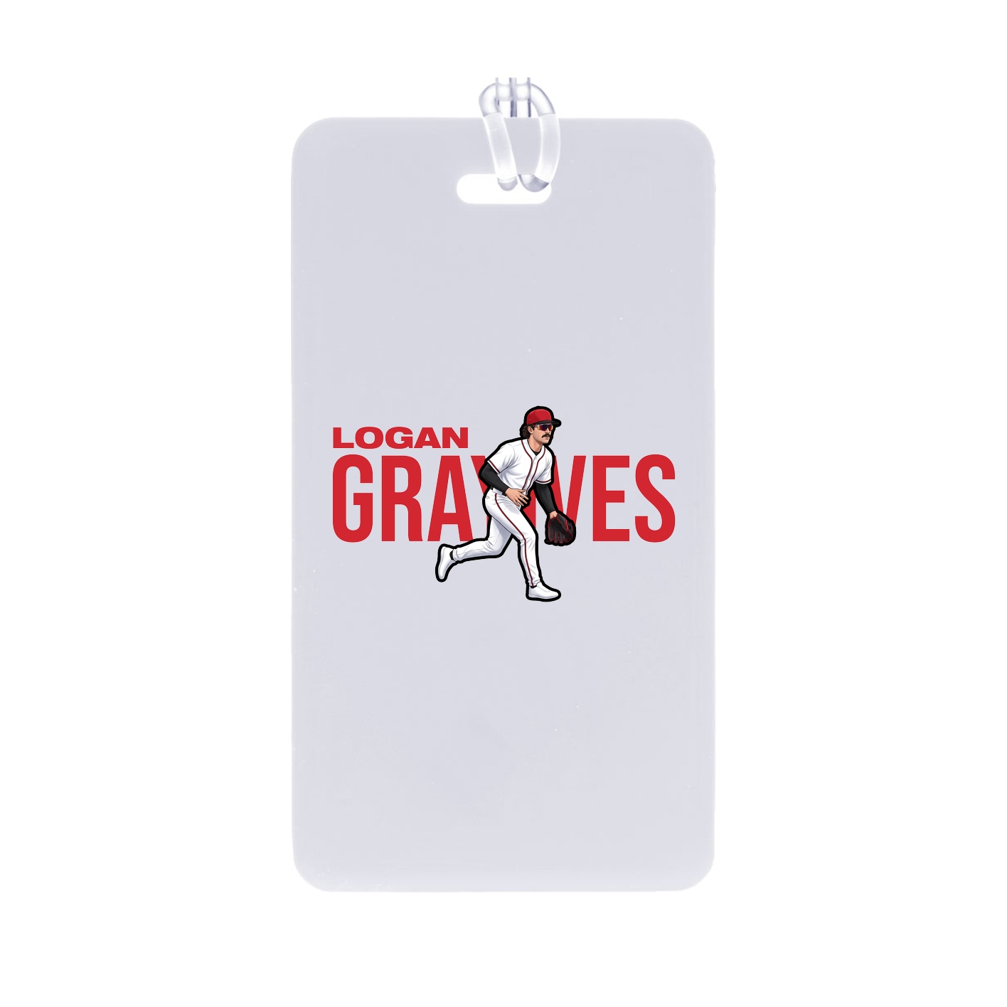 Bag Tag — Player Name in Classic