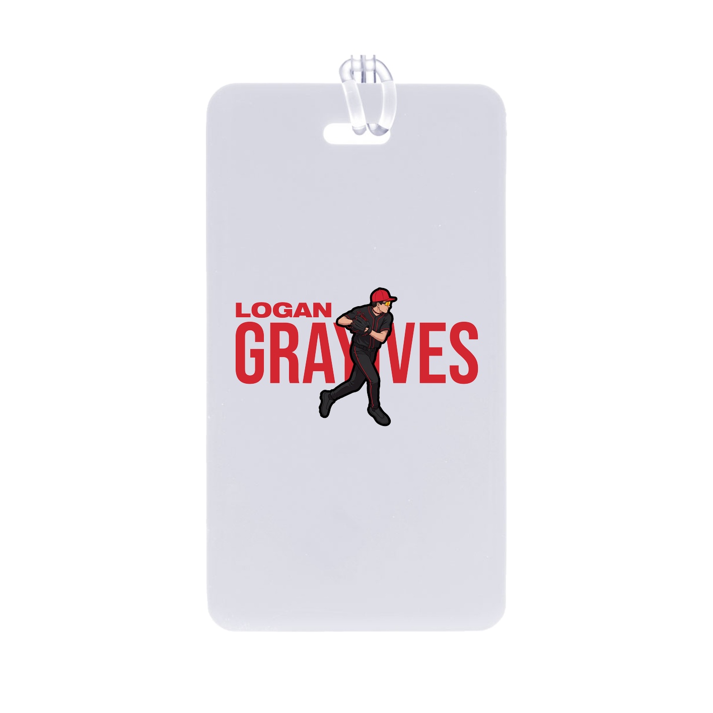Bag Tag — Player Name in Classic