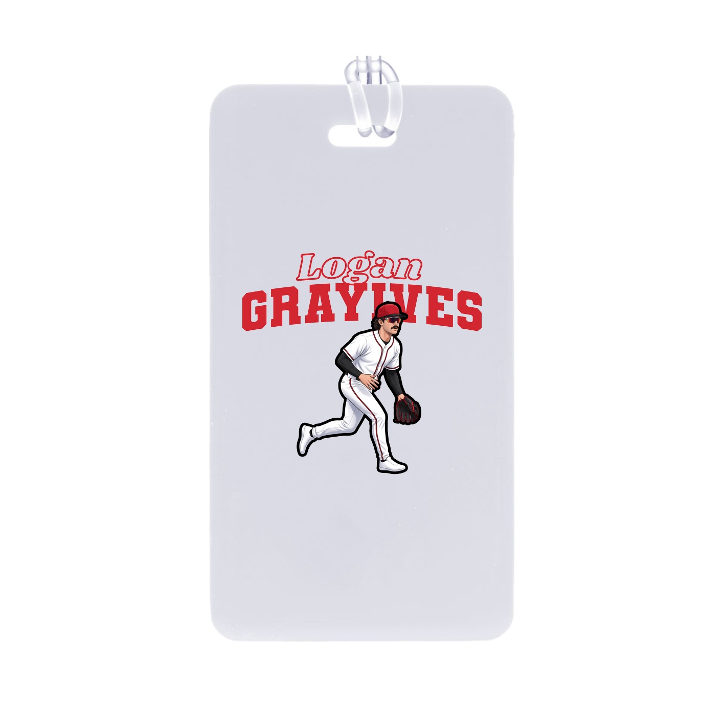 Bag Tag — Name Arch in Classic