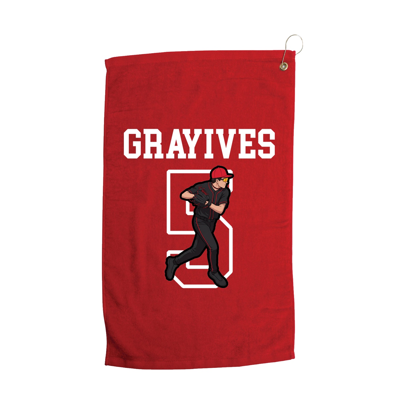 Golf Towel — Shirsey in Red