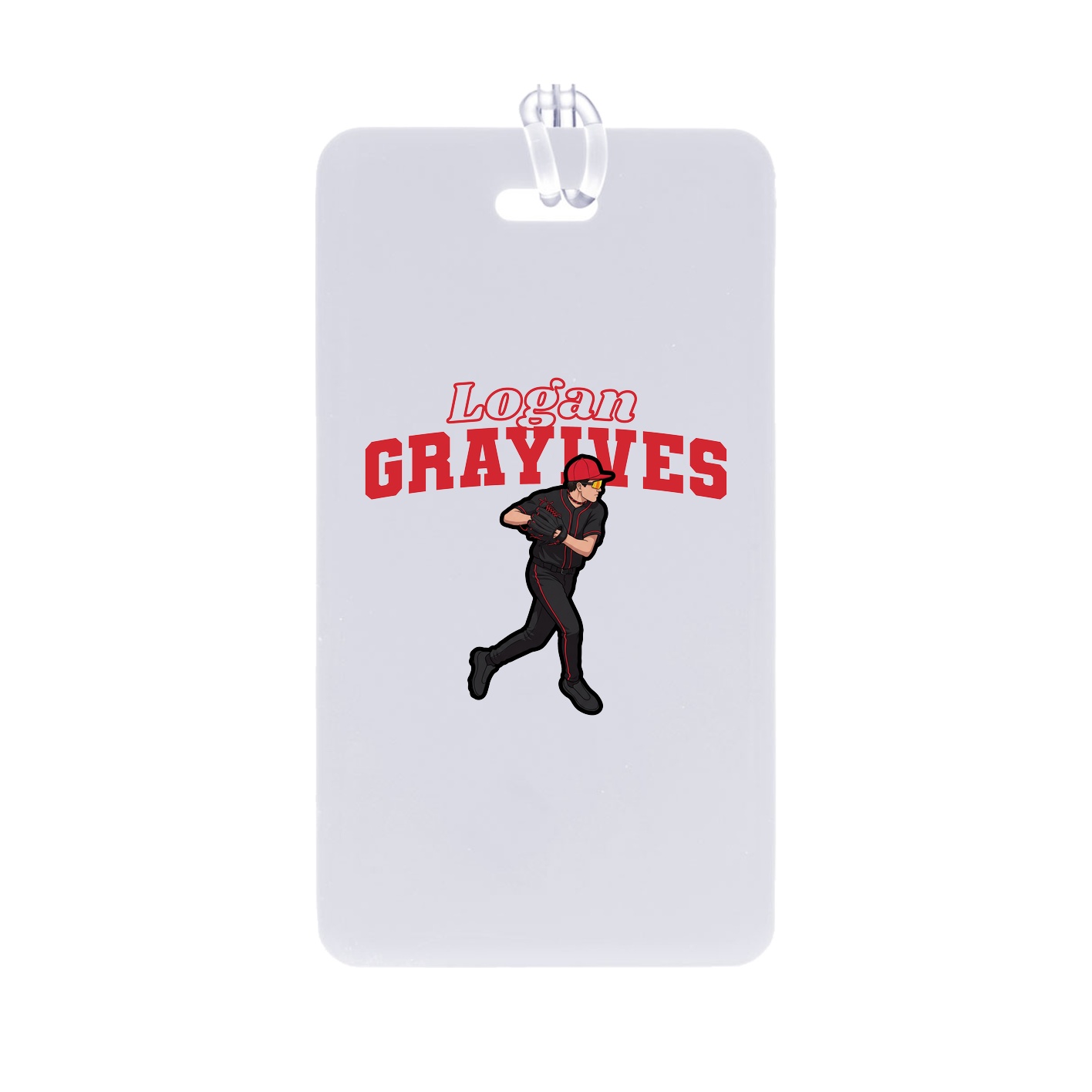 Bag Tag — Name Arch in Classic