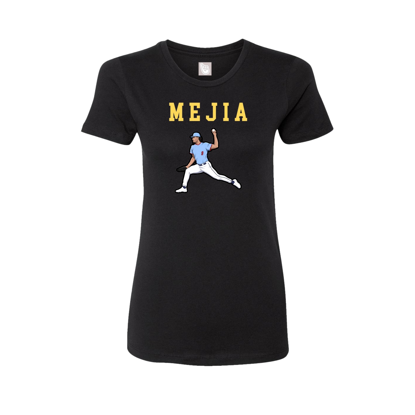 Fitted Women's Tee — Shirsey in Black