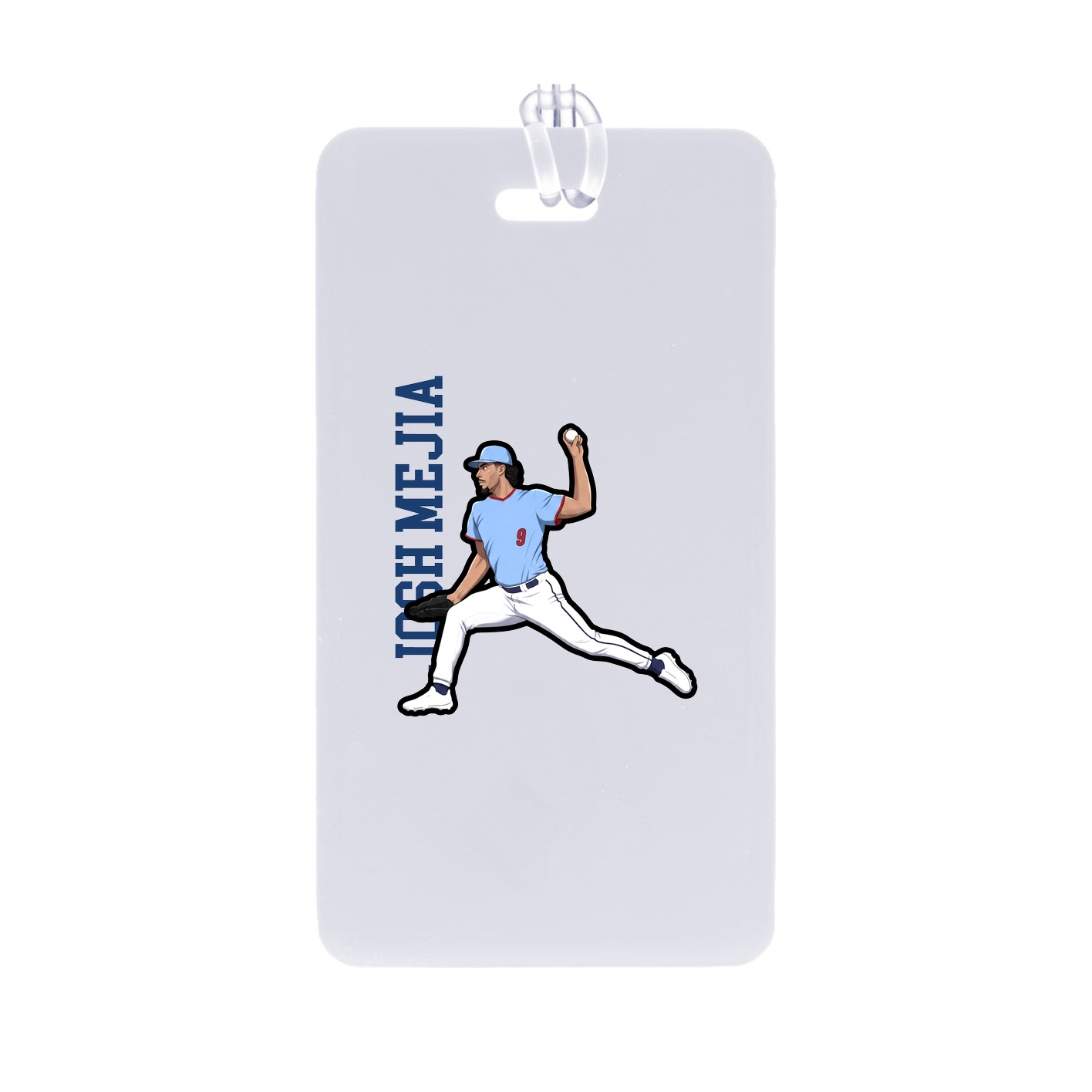 Bag Tag — Name Vertical in Classic