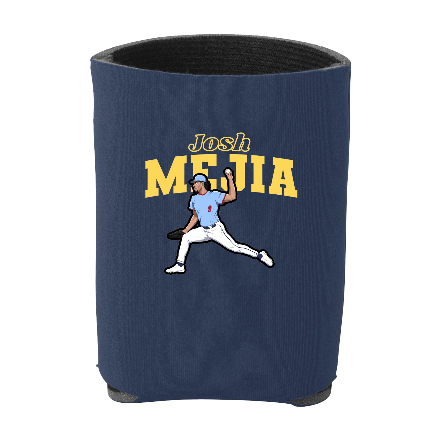 Can Holder — Name Arch in Navy