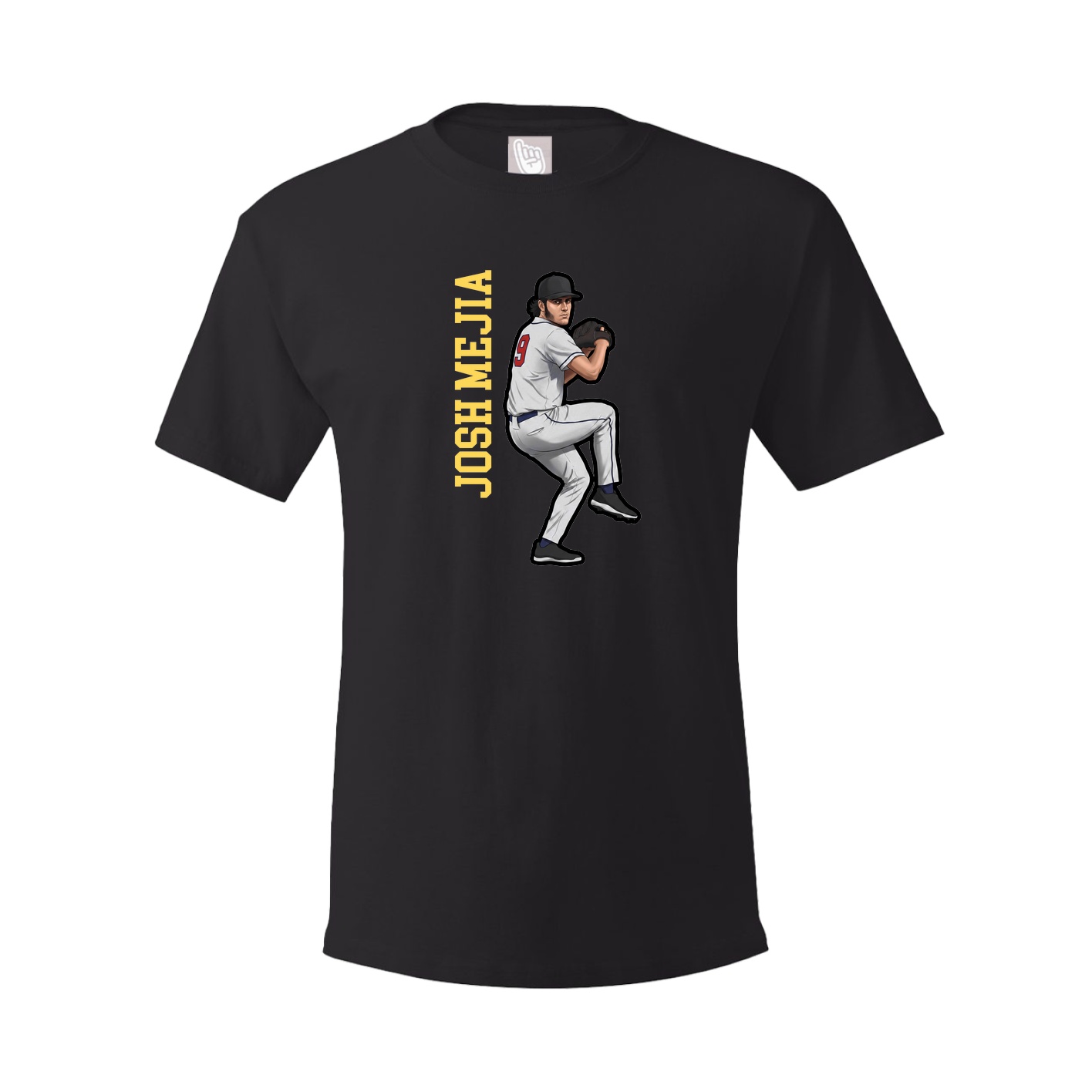 Tee — Name Vertical in Black