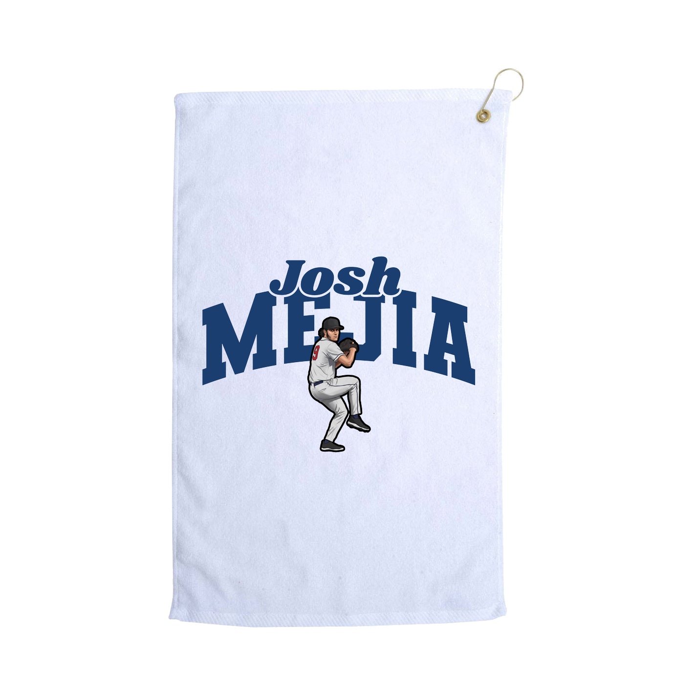 Golf Towel — Signature Arch in White