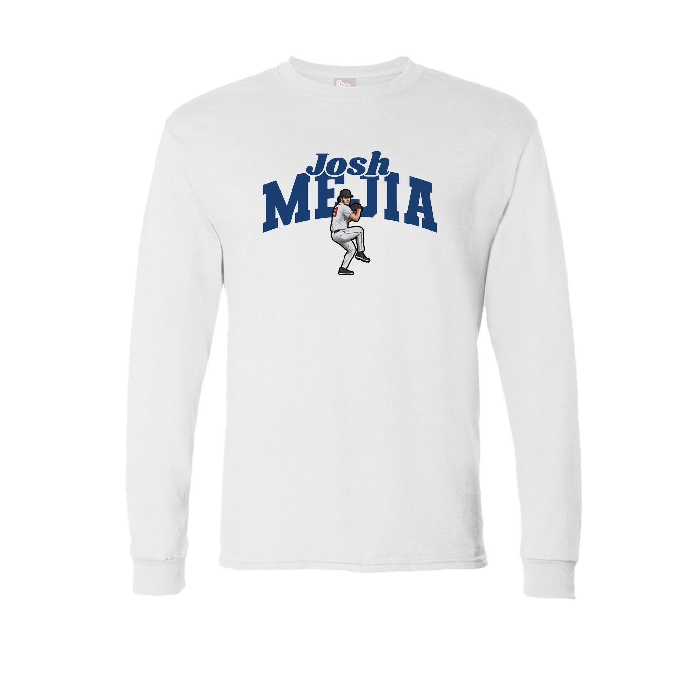 Long Sleeve Tee — Signature Arch in White