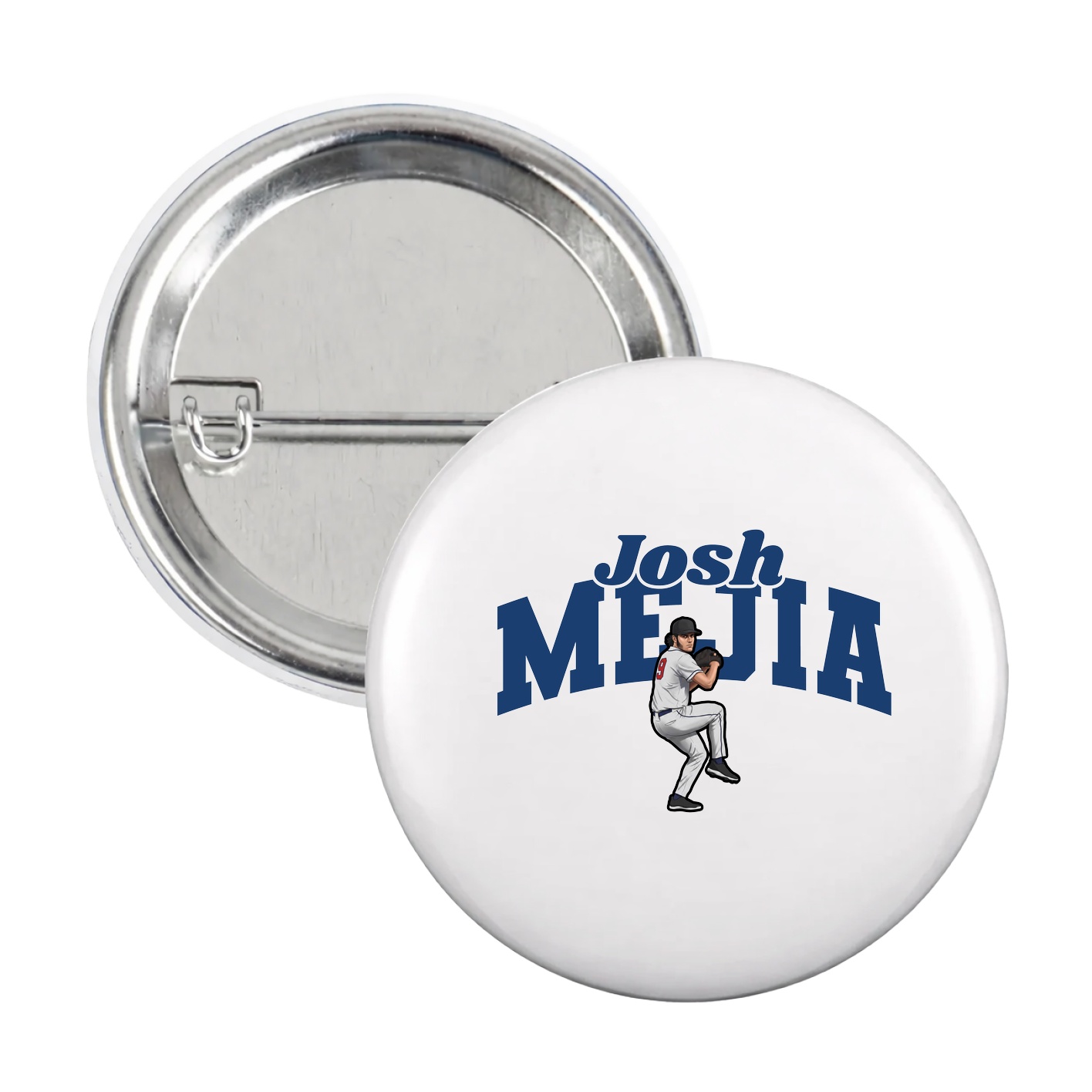Game Day Button — Signature Arch in White